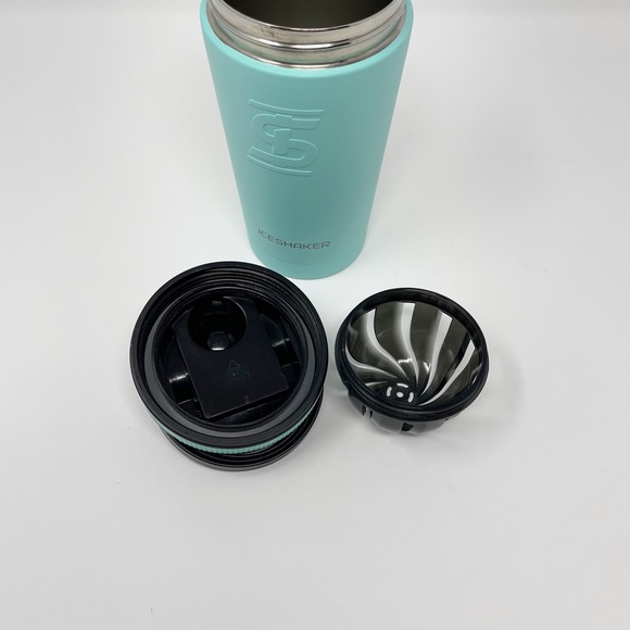 SOLD Ice Shaker Bottle Shark Tank 26 oz Stainless Steel Insulated Protein Shaker - Picture 3 of 5